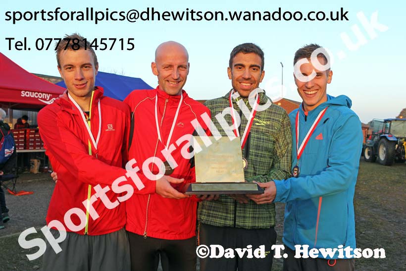 Senior men, National Cross Country Relays, Berry Park, Mansfield. Photo: David T. Hewitson/Sports for All Pics